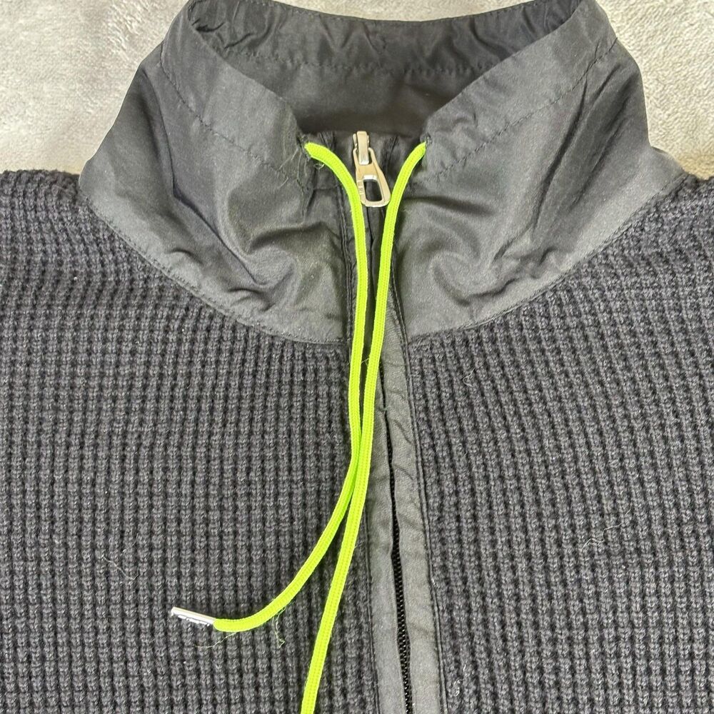 Lauren Ralph Lauren Sweater Womens Medium Quarter Zip Waffle Knit Patch‎ Pockets - Picture 3 of 10